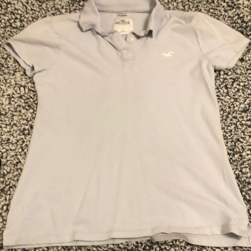 light blue collar shirt
